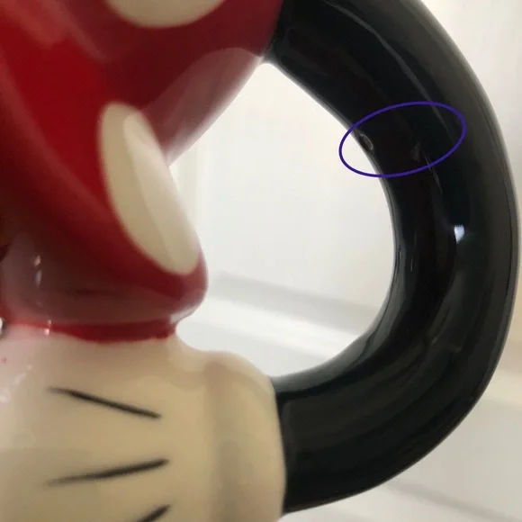 Disney World Minnie Mouse half body / skirt legs mug NWT - Picture 15 of 16